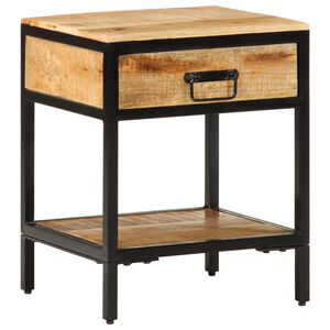 vidaXL Table de chevet avec tiroir Marron 40 x 35 x 50 cm