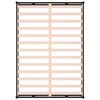 vidaXL Cadre de lit sans matelas noir 120x190 cm bois massif