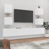 vidaXL Ensemble de meubles TV 6 pcs Blanc Bois d'ing&eacute;nierie