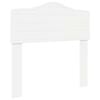 vidaXL T&ecirc;te de lit Blanc Bois d'ing&eacute;nierie
