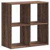 vidaXL Bibliothèque chêne marron 68,5x32x68,5 cm bois d'ingénierie