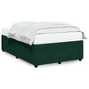 vidaXL Cadre de lit sans matelas vert fonc&eacute; 120x190 cm velours