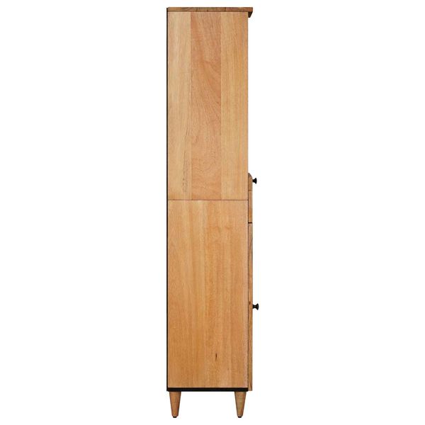 vidaXL Armoire de salle de bain avec tiroir Naturel 38 x 33 x 160 cm