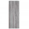 vidaXL Armoires murales 2 pcs sonoma gris bois d'ing&eacute;nierie
