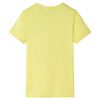 T-shirt pour enfants jaune 140