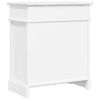 vidaXL Armoire &agrave; chaussures Blanc 50 x 28 x 58 cm Bois de Paulownia