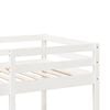 vidaXL Cadre de lit superposé sans matelas blanc 90x190 cm pin massif
