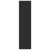 vidaXL Garde-robe Noir 100x50x200 cm Aggloméré