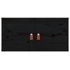 vidaXL Armoires murales 2 pcs Noir 60x30x30 cm Bois de pin massif