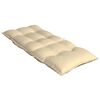 vidaXL Coussins de chaise &agrave; dossier haut lot de 4 beige tissu oxford