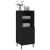 vidaXL Buffet Noir 34,5x34x90 cm Bois d'ing&eacute;nierie