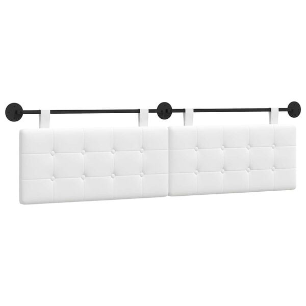 vidaXL T&ecirc;te de lit suspendue Montage mural tissu