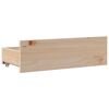 vidaXL Cadre de lit sans matelas avec tiroirs 200x200 cm bois de pin