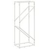 vidaXL Portant de bois chauffage blanc 40x25x100 cm