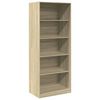 vidaXL Garde-robe ch&ecirc;ne sonoma 80x50x200 cm bois d'ing&eacute;nierie