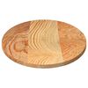 vidaXL Dessus de table 100x50x2 cm bois de chêne massif ovale