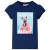 T-shirt pour enfants bleu marine 104