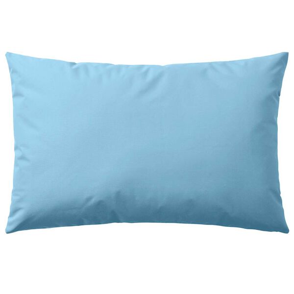 vidaXL Oreiller d'extérieur lot de 4 60 x 40 cm Bleu clair