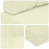 vidaXL Coussin de canap&eacute; d'ext&eacute;rieur 2 pcs Cr&egrave;me Polyester
