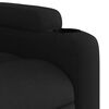 vidaXL Fauteuil de massage inclinable Noir Tissu