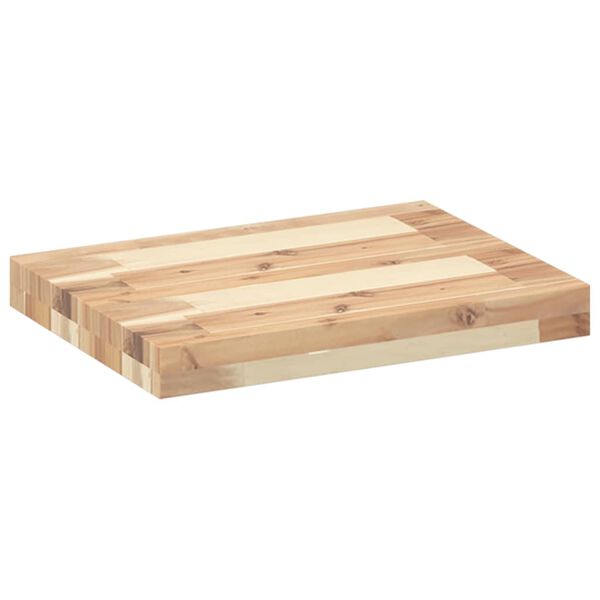 vidaXL &Eacute;tag&egrave;re flottante 60x30x4 cm bois d'acacia massif non trait&eacute;