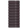 vidaXL Serviettes de bain FROGN 10 pcs anthracite 100x150 cm 360 g/m&sup2;