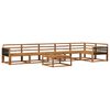 vidaXL Ensemble de canap&eacute;s d'ext&eacute;rieur 7 pcs Naturel