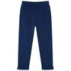 Pantalons pour enfants avec cordon de serrage bleu marine 104