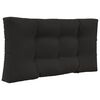 vidaXL Coussin de canap&eacute; d'ext&eacute;rieur 2 pcs Noir Polyester