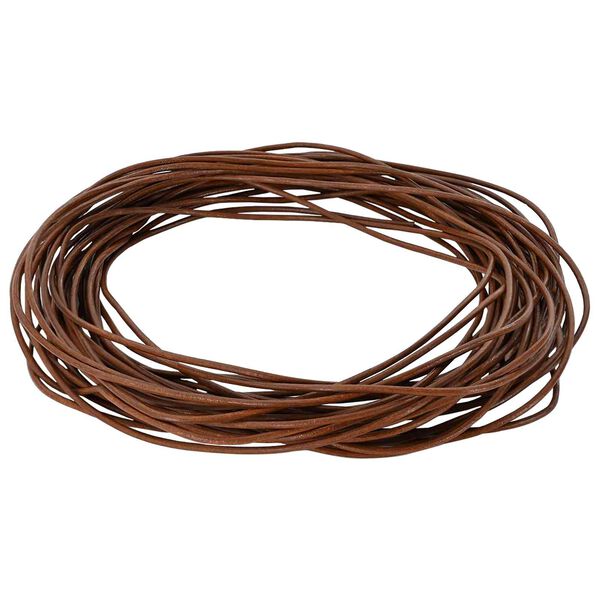 vidaXL Corde en Cuir Marron Clair &Oslash;2 mm x 50 m Cuir