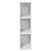 vidaXL Armoire suspendue Blanc 20 x 29,5 x 80 cm Bois d'ing&eacute;nierie