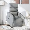 vidaXL Fauteuil inclinable Gris clair Tissu