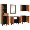 vidaXL Ensembles de salle de bain 5 pi&egrave;ces Acacia Marron Winish