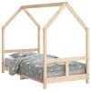 vidaXL Cadre de lit pour enfant 80x160 cm bois de pin massif
