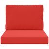 vidaXL Coussin de canap&eacute; d'ext&eacute;rieur 2 pcs Rouge Polyester