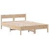 vidaXL Lit biblioth&egrave;que sans matelas 160x200 cm bois massif de pin