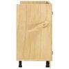 vidaXL Armoire avec porte SKI Brun Miel 80 x 46 x 81,5 cm Pin massif