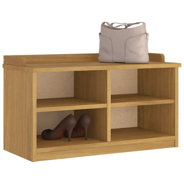 vidaXL Banc de couloir SANDNES 87x40x50 cm bois de pin massif