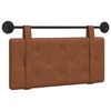 vidaXL T&ecirc;te de lit suspendue Marron PU antique