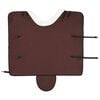 vidaXL Couverture &Eacute;quine Brun Fonc&eacute; Complet 75 cm Fleece polaire