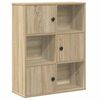 vidaXL Biblioth&egrave;que ch&ecirc;ne sonoma 60x24x76,5 cm bois d'ing&eacute;nierie