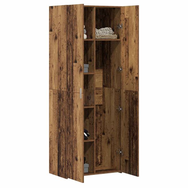 vidaXL Haut Armoire Bois ancien 70 x 42.5 x 185 cm Bois d'ing&eacute;nierie