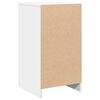 vidaXL Buffet avec tiroir Blanc 40 x 41 x 75 cm Bois d'ing&eacute;nierie
