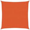 vidaXL Voile d'ombrage 160 g/m&sup2; Orange 2,5x2,5 m PEHD