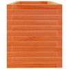 vidaXL Jardinière cire marron 110x40x45,5 cm bois de pin massif