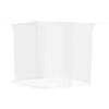 vidaXL Moustiquaire suspendue 156 maille blanc 220x200x210 cm