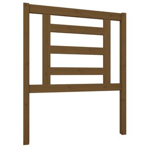vidaXL T&ecirc;te de lit Marron miel 81x4x100 cm Bois massif de pin