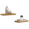 vidaXL &Eacute;tag&egrave;re Murale 2 pcs Beige 50 x 23 x 4 cm Bois d'ing&eacute;nierie