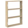 vidaXL &Eacute;tag&egrave;re murale ch&ecirc;ne sonoma 43x9x60 cm bois d'ing&eacute;nierie