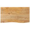 vidaXL Dessus de table &agrave; bord vivant 100x60x3,8cm bois massif manguier